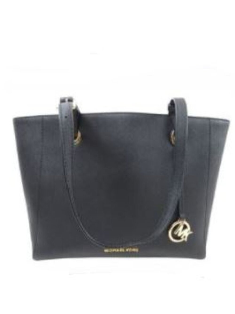 Michael Kors Jet Set Tote Black Saffiano-style